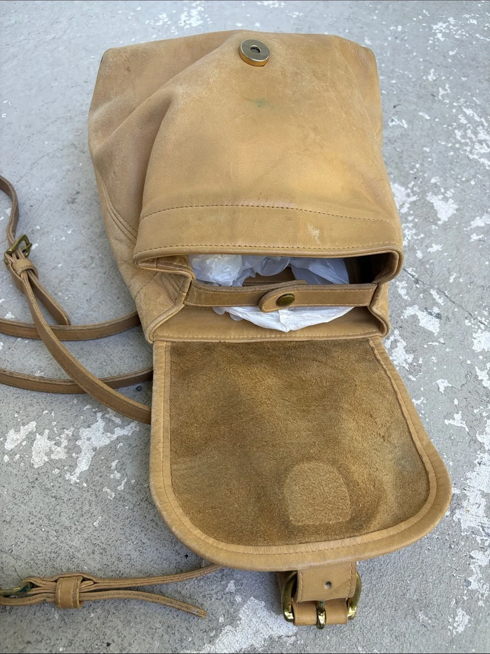 Vintage coach mini backpack